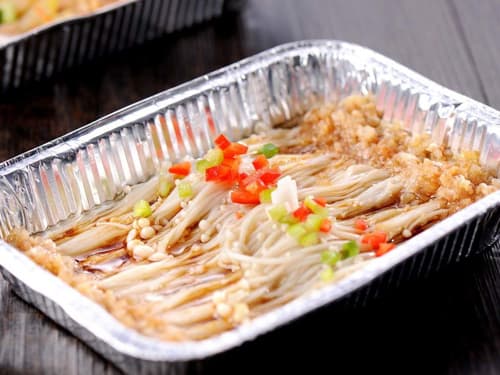 虞城锡纸烤金针菇